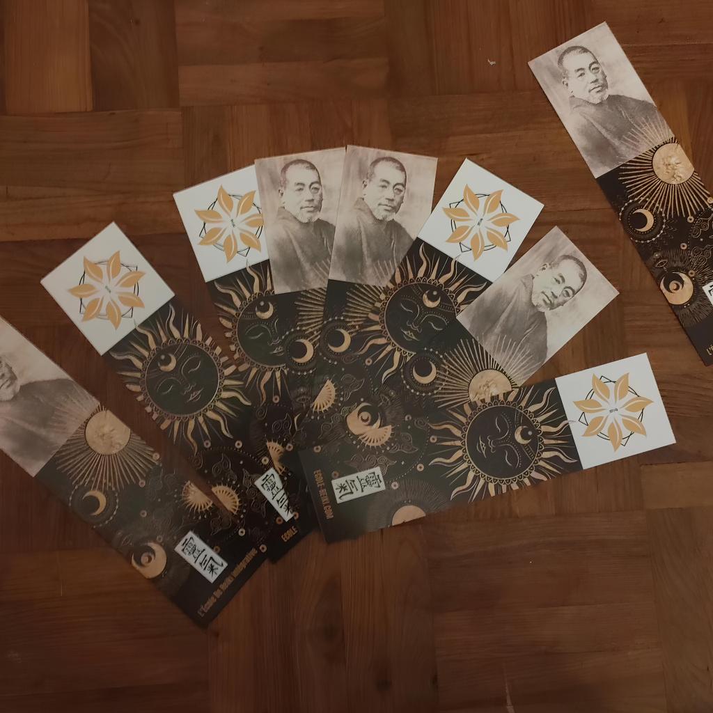 Mikao Usui, le fondateur du Reiki. Commandez votre marque page gratuit ! 